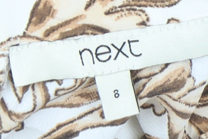 Womens UK Size 8 NEXT Ivory  Blouse