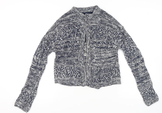 Womens UK Size M Marks and Spencer Blue Cardigan Jumper