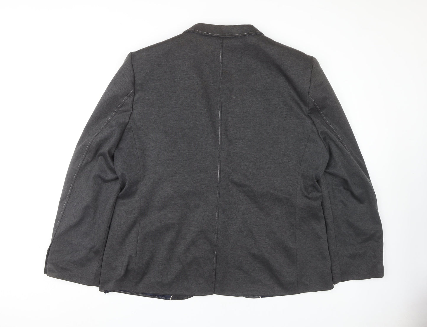 Mens UK Size 2XL River Island Regular Grey Suit Jacket
