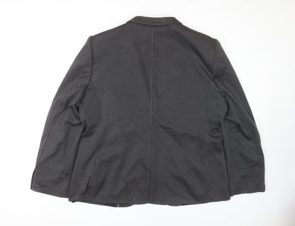 Mens UK Size 2XL River Island Regular Grey Suit Jacket