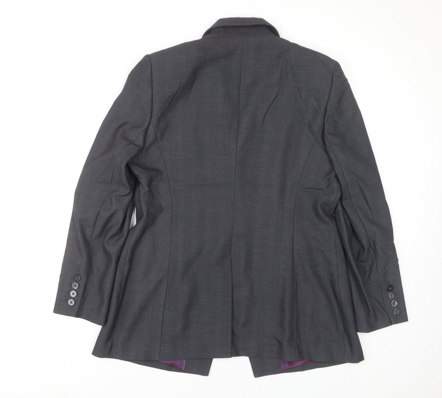 Next Women's Grey Regular Fit Blazer, Size 16