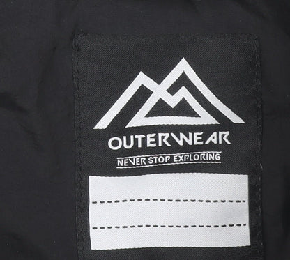 Outerwear Boys Black Sleeveless Hooded Jacket 4 Years
