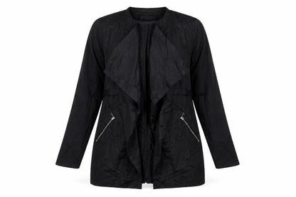 Womens UK Size 12 River Island Black Kimono Coat