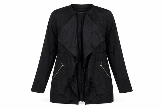 Womens UK Size 12 River Island Black Kimono Coat
