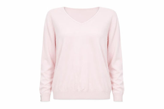 Womens UK Size L Bm Collection Pink Pullover Jumper