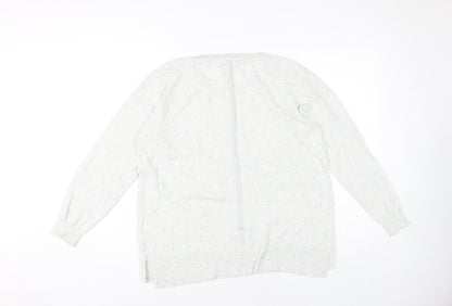 Next Women's Ivory Round Neck Pullover Jumper, Size 16