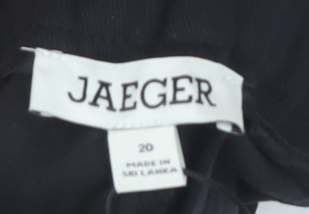 Jaeger Women's Plus Size 20 Black Trousers
