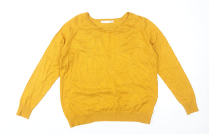 Womens UK Size XL Sfera Yellow Pullover Jumper