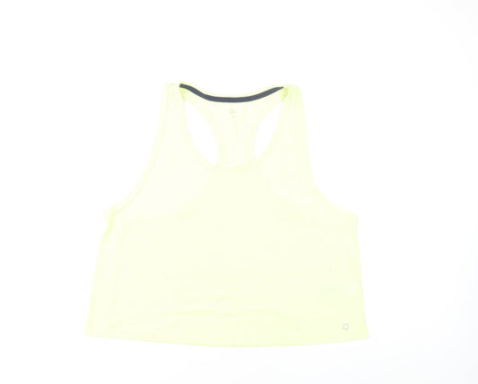 Marks and Spencer Women’s Yellow Tank Top Size 14