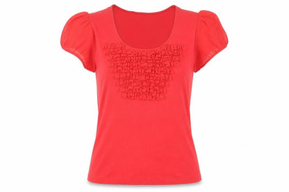 Womens UK Size XS Planet Red  T-Shirt
