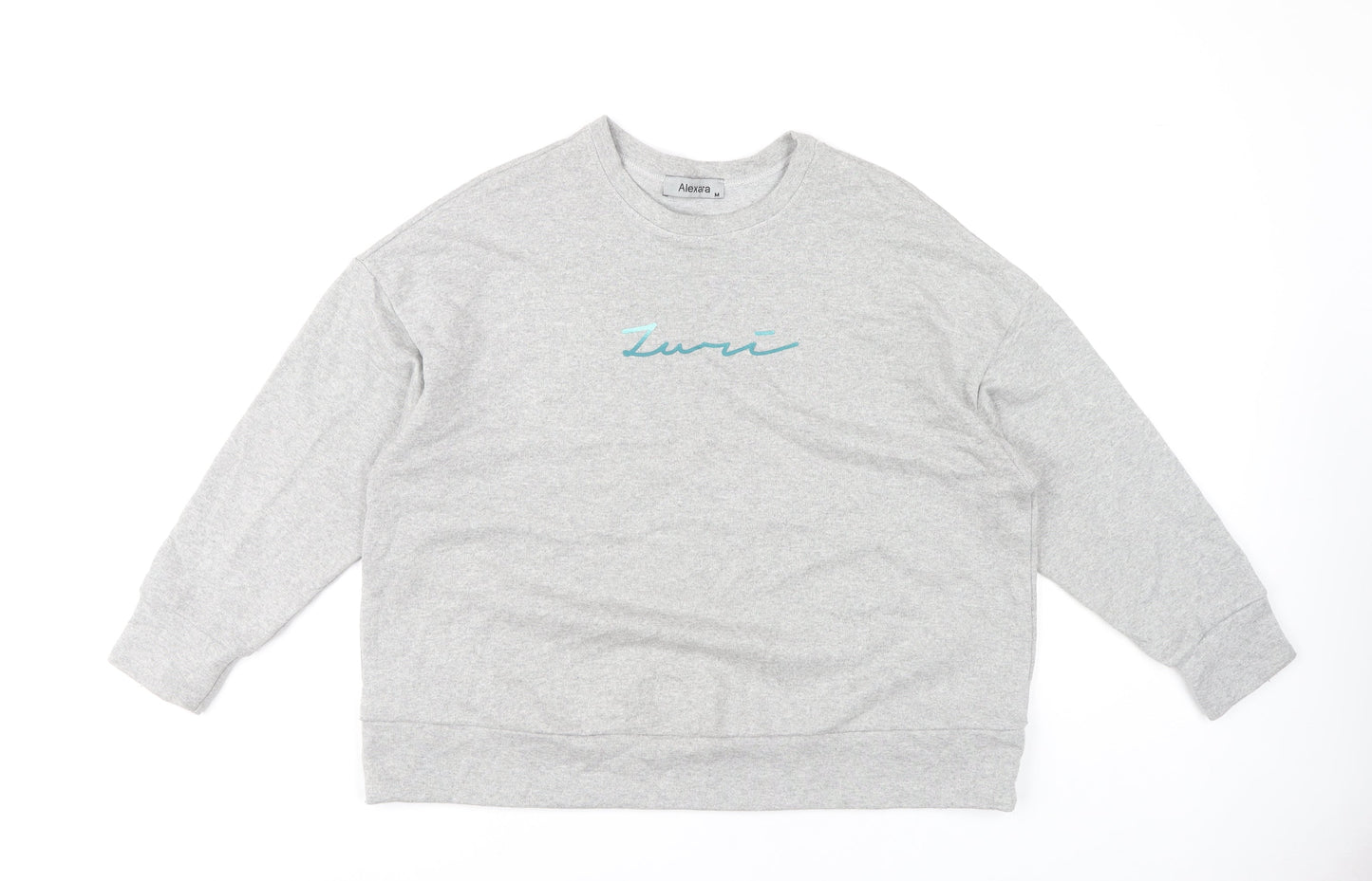 Alexara Women’s Grey Pullover Sweatshirt M
