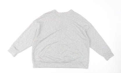 Alexara Women’s Grey Pullover Sweatshirt M