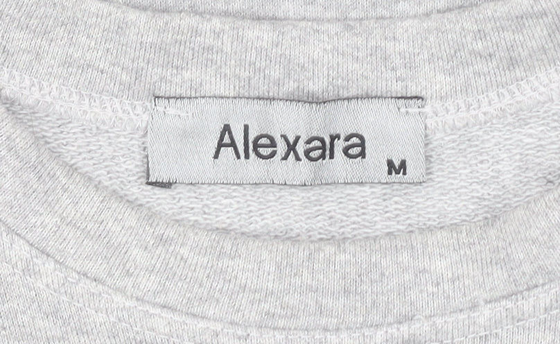 Alexara Women’s Grey Pullover Sweatshirt M