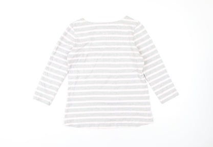 Womens UK Size 10 Joules Grey  T-Shirt