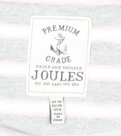 Womens UK Size 10 Joules Grey  T-Shirt