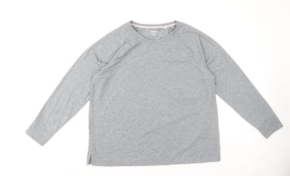 Lands' End Women's Grey XL Long Sleeve T-Shirt