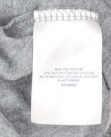 Lands' End Women's Grey XL Long Sleeve T-Shirt