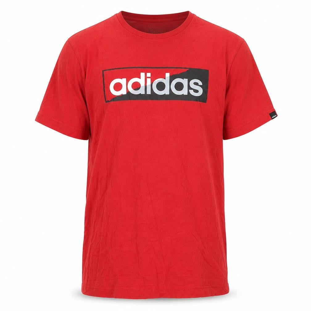 Mens UK Size M adidas Red  T-Shirt