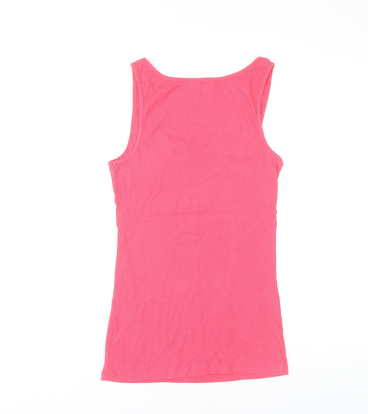 Gap Women's Pink Tank Top M - Stylish Scoop Neck Comfort