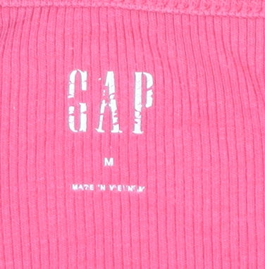Gap Women's Pink Tank Top M - Stylish Scoop Neck Comfort