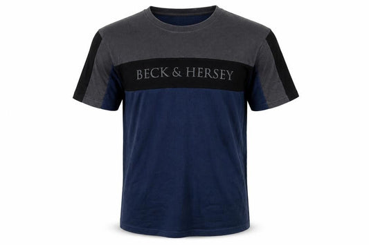 Mens UK Size 2XL Beck & Hersey Blue  T-Shirt