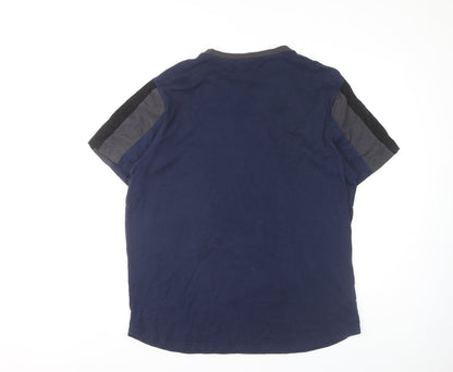 Mens UK Size 2XL Beck & Hersey Blue  T-Shirt