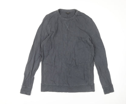 Mens UK Size M River Island Grey Pullover Sweatshirt