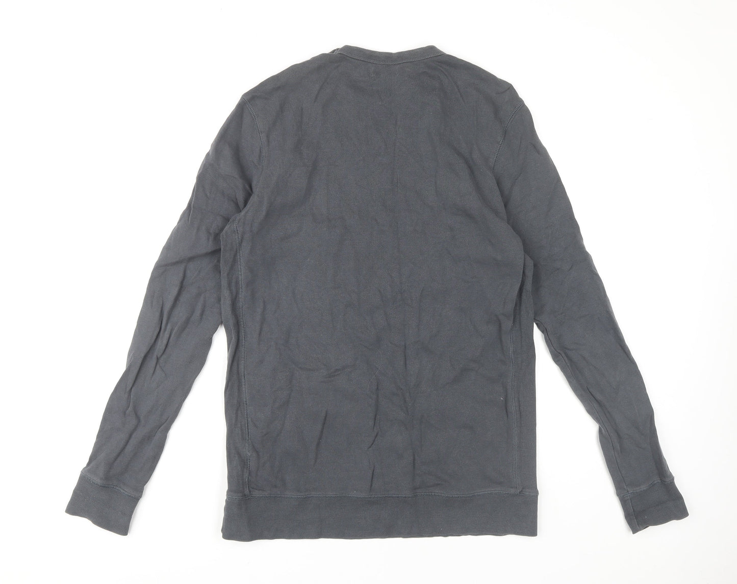 Mens UK Size M River Island Grey Pullover Sweatshirt