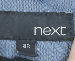 Womens UK Size 8 NEXT Regular Fit Dress Pants Black Trousers