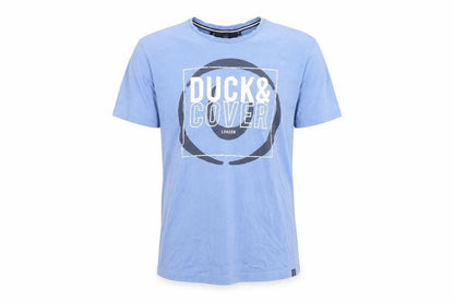 Mens UK Size M Duck and Cover Blue  T-Shirt