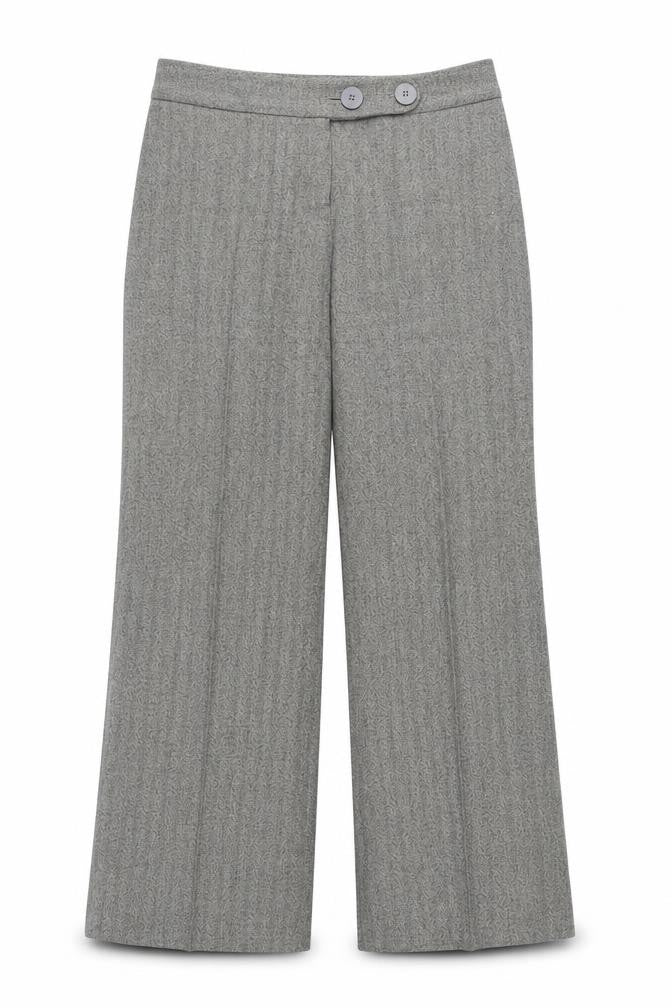 Womens UK Size 14 Marks and Spencer Regular Fit  Grey Trousers