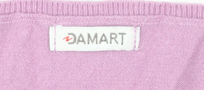 Damart Women's Pink Jumper UK Size 10/12 Casual