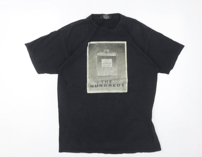 The Hundreds Men's Black Graphic Print T-Shirt Medium