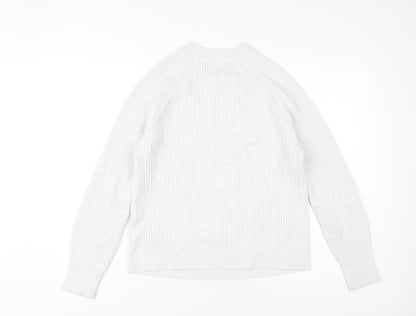 Womens UK Size M Marks and Spencer Ivory Pullover Jumper