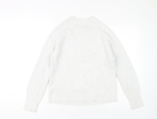Womens UK Size M Marks and Spencer Ivory Pullover Jumper