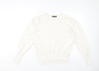 Womens UK Size L Marks and Spencer Ivory Pullover Jumper