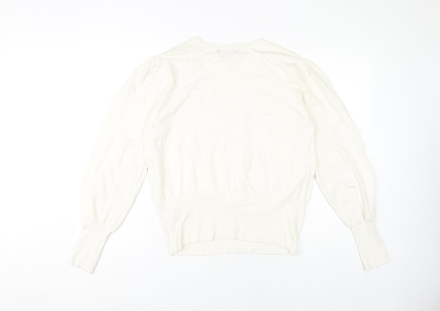 Womens UK Size L Marks and Spencer Ivory Pullover Jumper