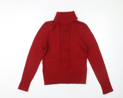 Womens UK Size S Mackays Red Pullover Jumper
