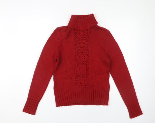 Womens UK Size S Mackays Red Pullover Jumper