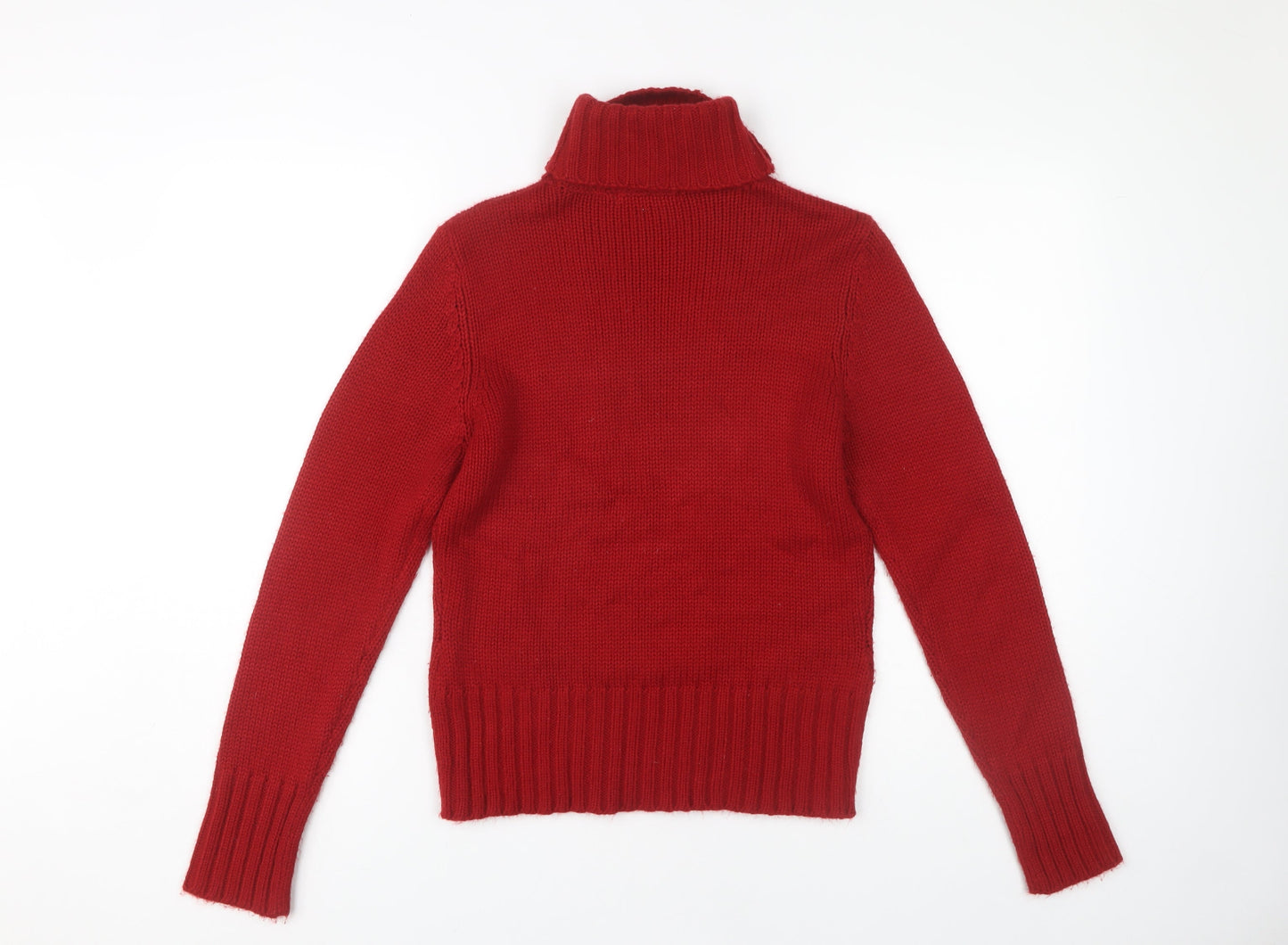 Womens UK Size S Mackays Red Pullover Jumper
