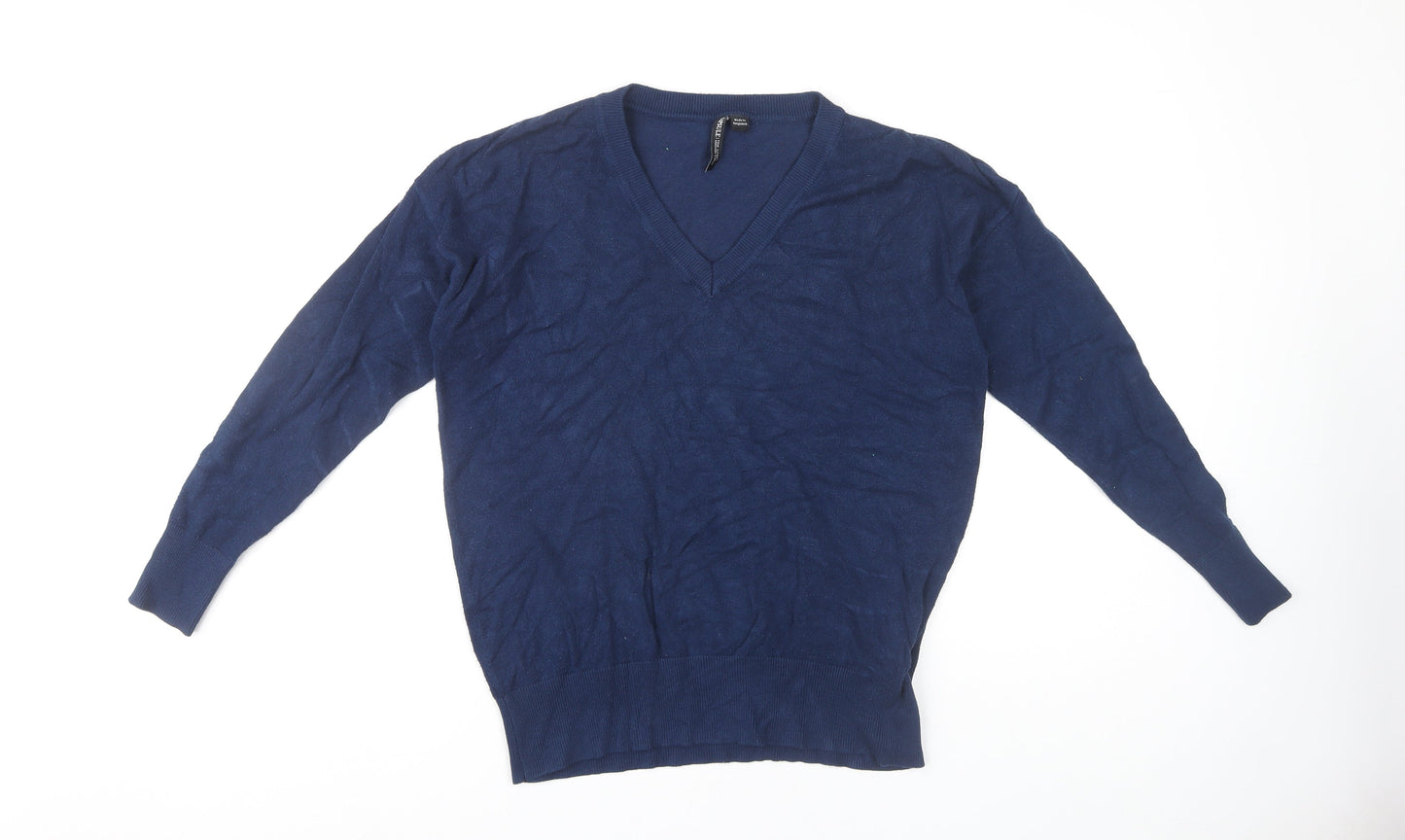 Womens UK Size 12/14 Capsule Blue Pullover Jumper