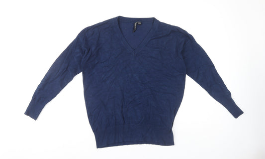 Womens UK Size 12/14 Capsule Blue Pullover Jumper
