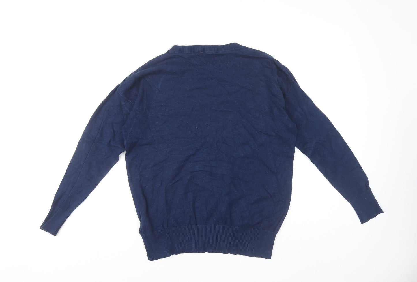 Womens UK Size 12/14 Capsule Blue Pullover Jumper