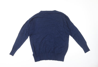 Womens UK Size 12/14 Capsule Blue Pullover Jumper
