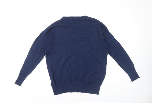 Womens UK Size 12/14 Capsule Blue Pullover Jumper