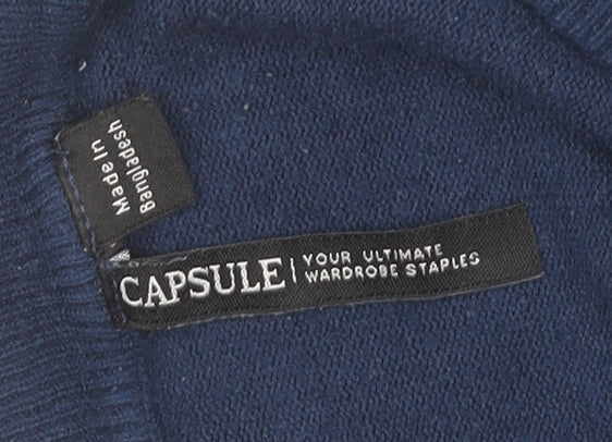 Womens UK Size 12/14 Capsule Blue Pullover Jumper