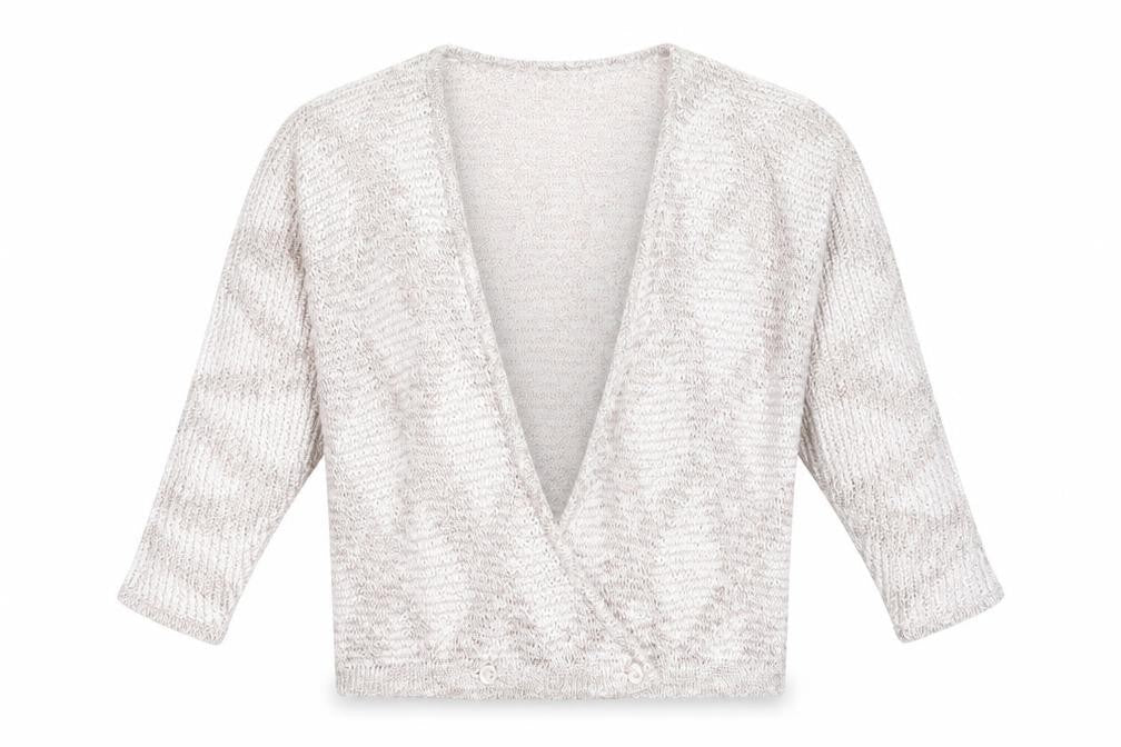 Womens UK Size 12 St Michael Beige Wrap Jumper