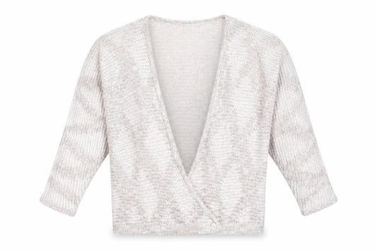 Womens UK Size 12 St Michael Beige Wrap Jumper