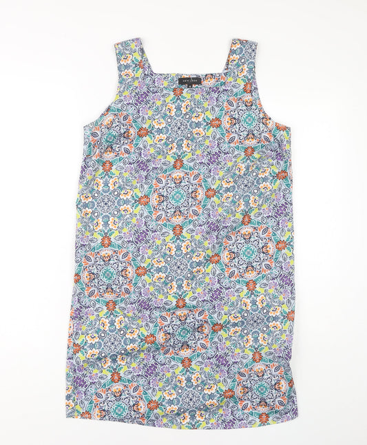 New Look Women's Multicoloured Floral Dress Size 12