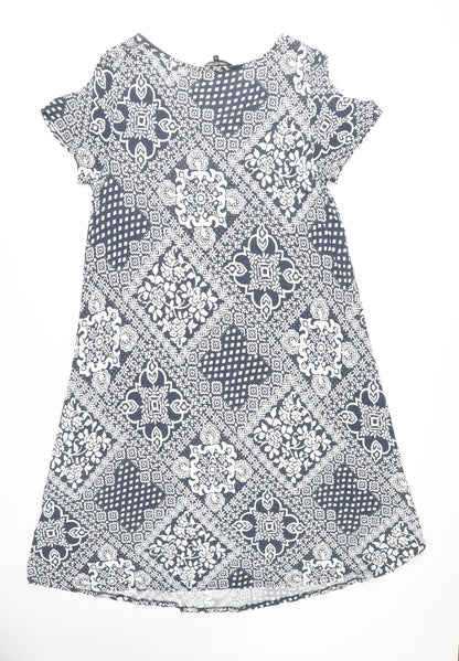 Debenhams Geometric Print Casual Dress Size 18